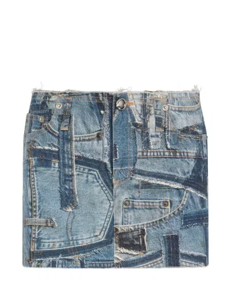 Fusta mini Roberto Cavalli albastru
