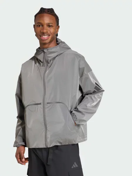 Ветровка Adidas серая