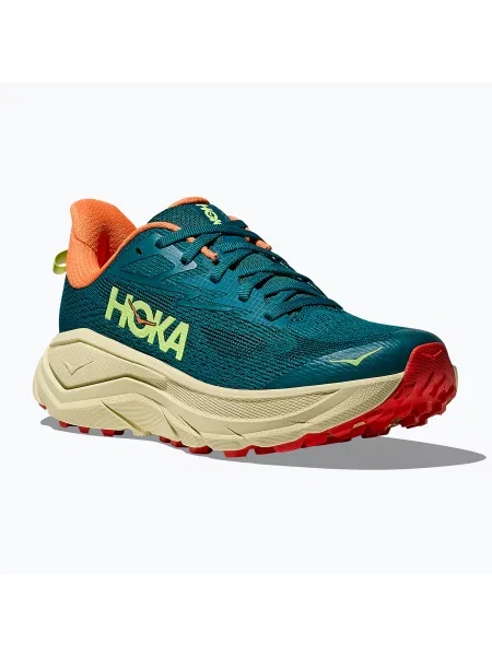 Дамски обувки за бягане HOKA Challenger 8 tidal wave/pampas grass зелено