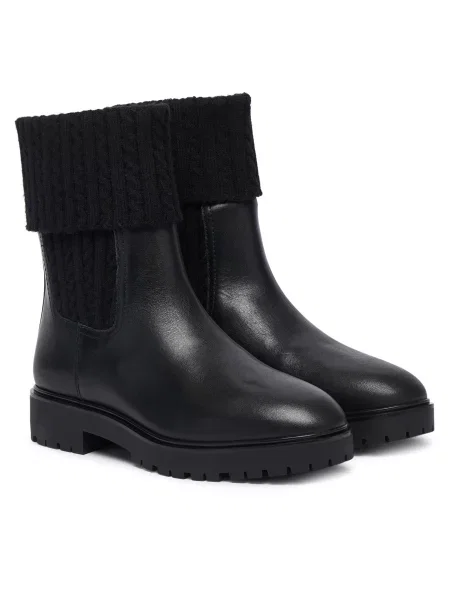 Čizme LAUREN RALPH LAUREN Allyson Cbl Bo Bte crna