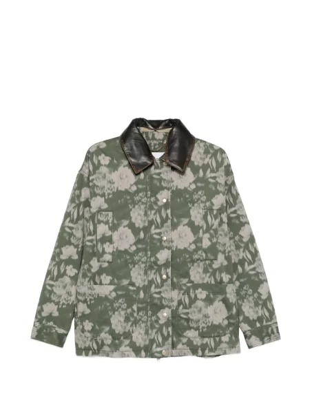 Gulerat geacă Halfboy cu model floral cu imagine verde