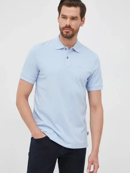 BOSS polo tričko Pallas modré