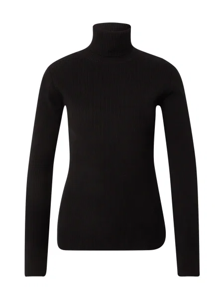 Herrlicher Tricou Sinah' negru