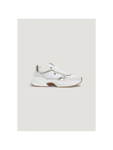 Sneakerși Tommy Hilfiger din piele chunky alb