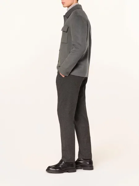 Marc O'polo Flanelové Kalhoty Osby Tapered Fit tmavě šedá