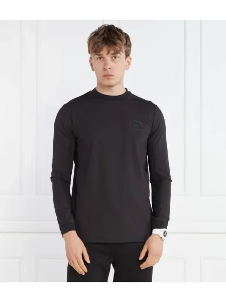 Tricou mânecă lungă Karl Lagerfeld negru