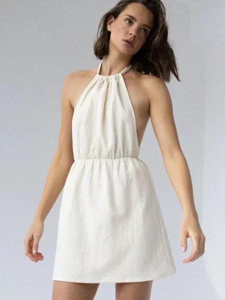 Muuv. Muuv rochie halter din MAHA galben