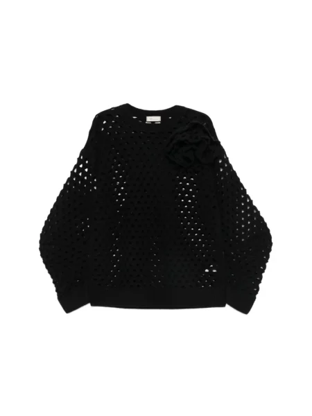 Sweter Blumarine wełniany czarny