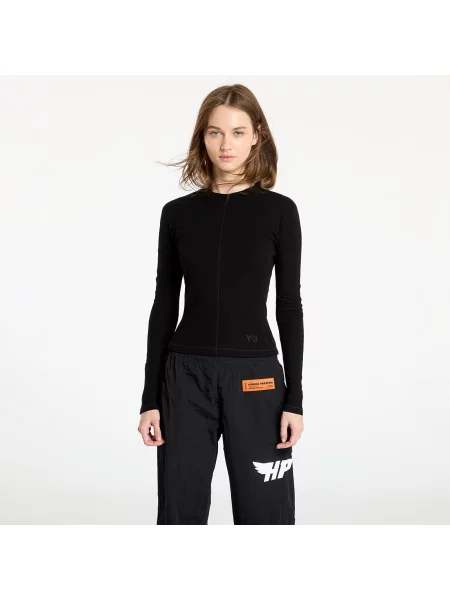 Tricou Fitted Long Sleeve Tee Black XXS negru