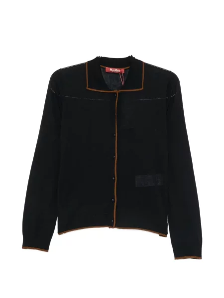 Gulerat tricou polo Max Mara negru