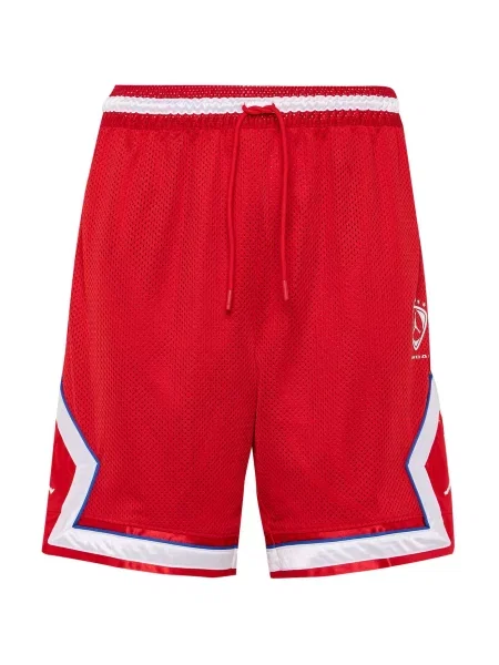 NIKE Nohavice Brooklyn kráľovská modrá / červená biela
