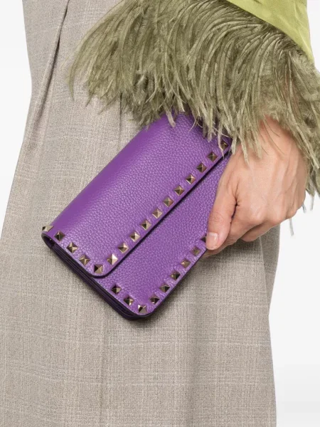 Geantă Valentino Garavani violet