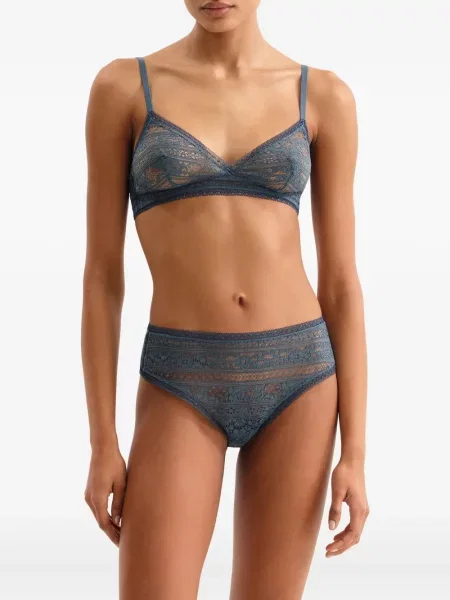 Sutien Eres din dantelă albastru