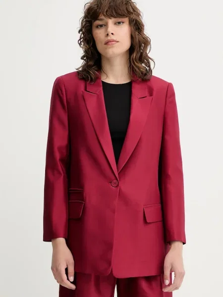 MUNTHE geacă de mătase PATTON un singur rând de uni bordo