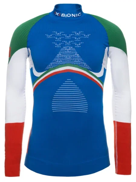 Pánske termo tričko X-Bionic Energy Accumulator Patriot Italy blue modrá