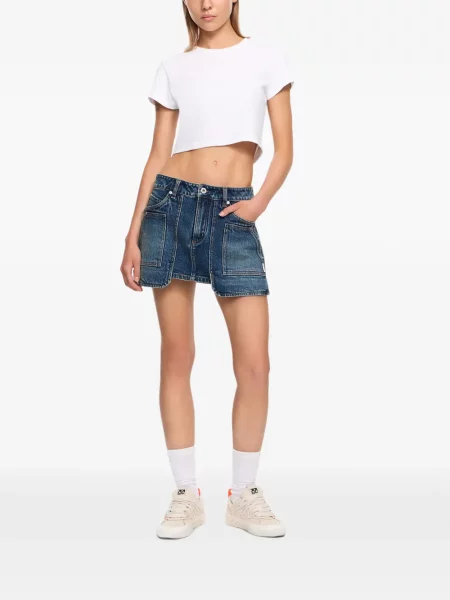 Džínsová sukňa L/ab C/o Off-white biela