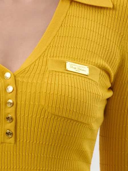 Светр Elisabetta Franchi жовтий