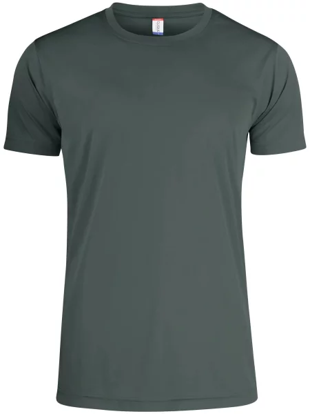 Clique Basic Active-T T-shirt – pistol szara