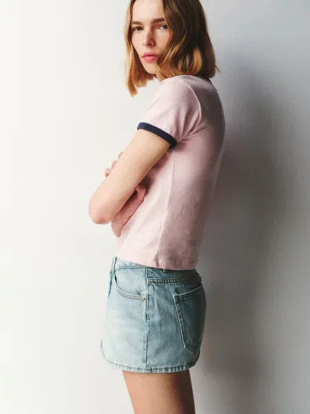 Pull&Bear Krilo svetlo modra