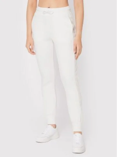 Guess Долнище анцуг бял