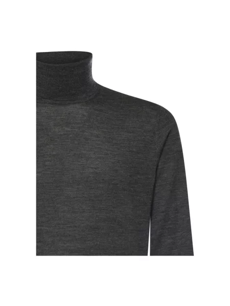 Sweter z golfem Mauro Ottaviani szary
