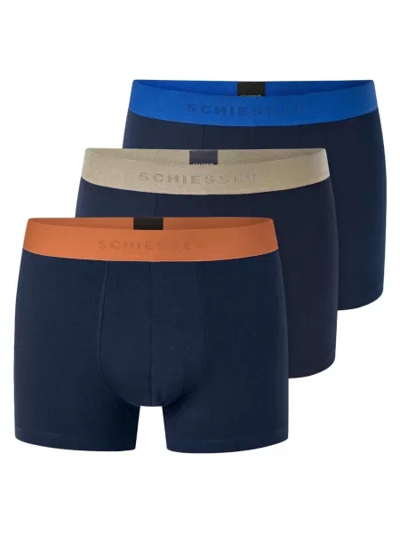 SCHIESSER Boxerky Cotton tmavě modrá