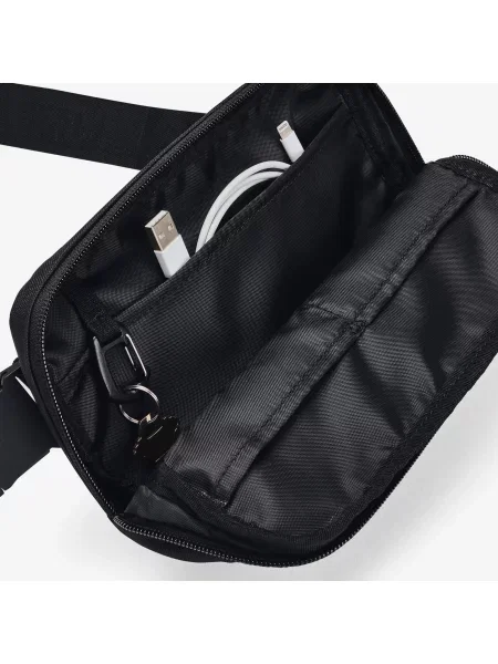 Ledvinka Under Armour Loudon Waist Bag Crossbody Black Universal bílá