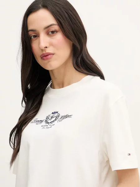 Tommy Hilfiger тениска дамска от бежово