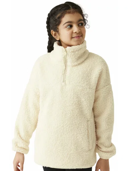 Дитяча Флісова кофта Regatta Kalizahlfzpfleece молочний