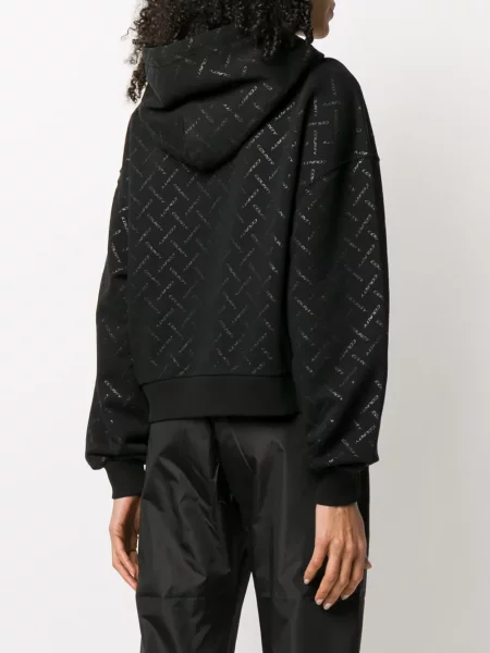 Hoodie County Of Milan με σχέδιο μαύρο