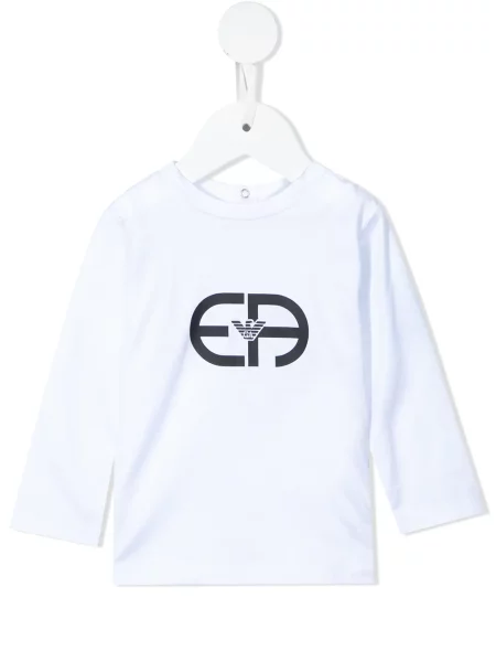Koszulka dziecięca Emporio Armani biała