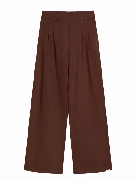OH APRIL Pantaloni cutați Miri închis maro