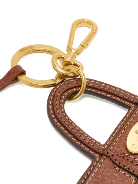Top Mulberry din piele maro