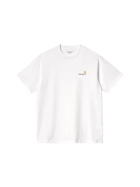 T-shirt z wyhaftowanym logo Carhartt Wip biała