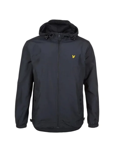 Hanorac din fleece Lyle & Scott din fleece albastru