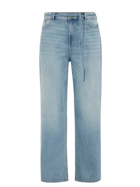 WE Fashion Jeans deschis albastru