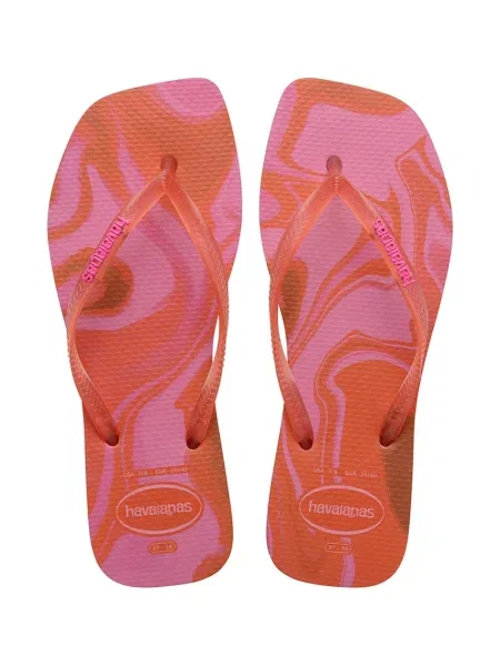 Havaianas japonke SQUARE JELLY oranžna