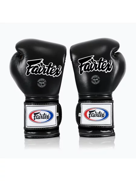 Rękawice bokserskie Fairtex Heavy Hitter's Mexican Style black czarne