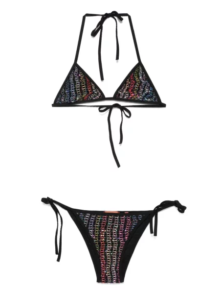 Bikini Missoni cu paiete negru