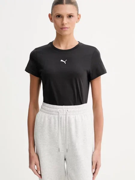 Puma tričko ženské Essential Logo černé