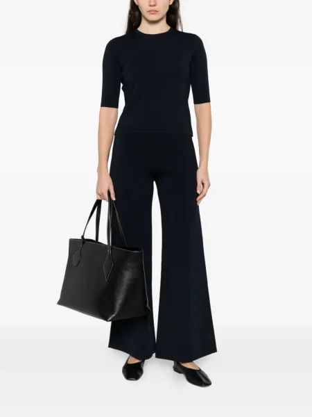 Pantaloni Max Mara albastru