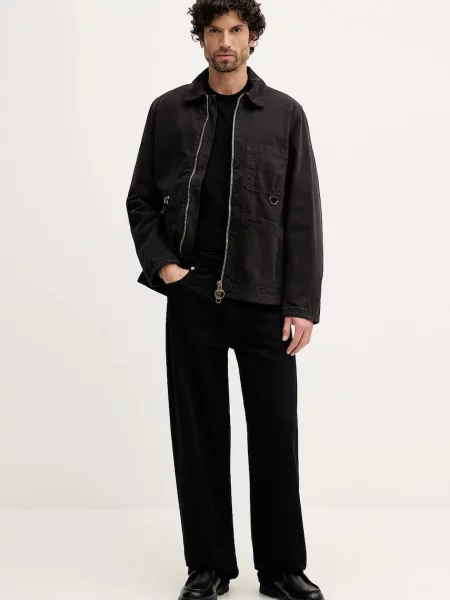Лонгслів Barbour однотонний чорний