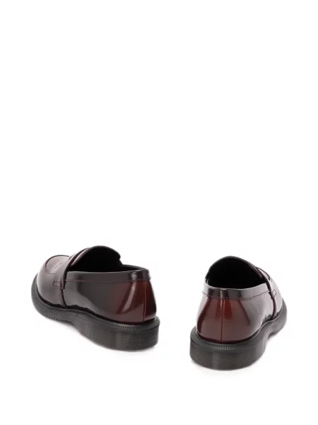 Pantofi loafer Dr. Martens din piele roșu