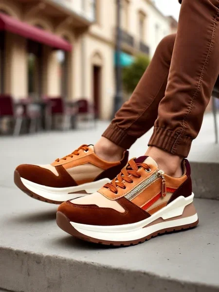 Teniși Resti cu pană alb