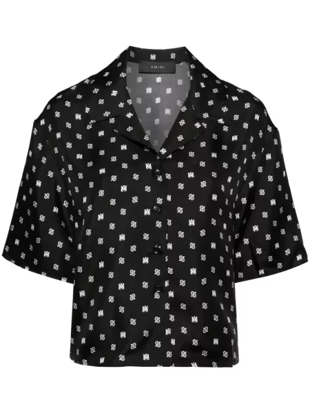 Cămașă Amiri cu model paisley negru