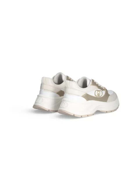 Sneakersy Liu Jo skórzane beżowe