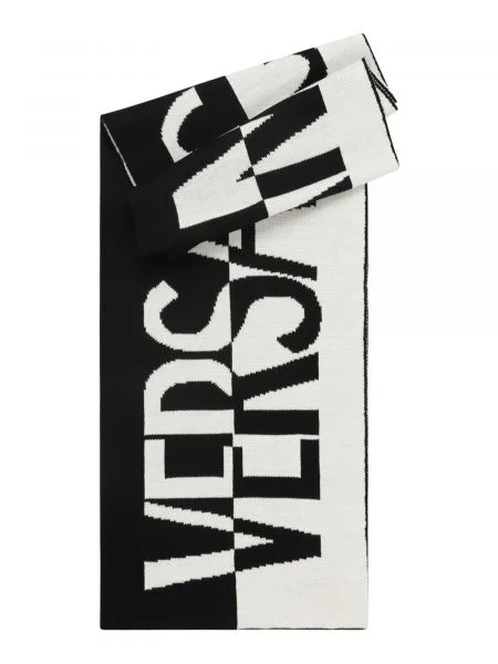 Versace Jeans Couture Fular negru alb