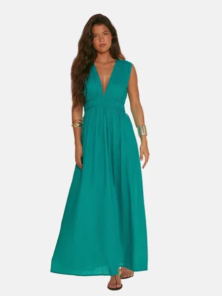 Friends Like These Rochie de vară petrol verde