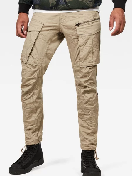 G-Star Raw Pantaloni Rovic Zip 3D bej