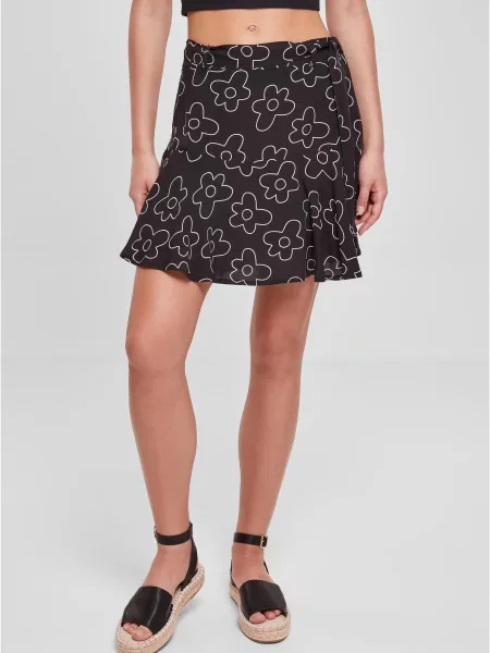 Spódnica mini Urban Classics brązowa